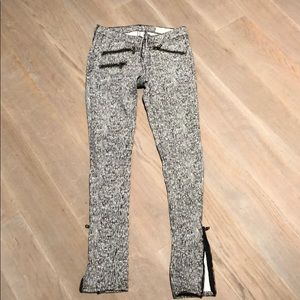 Geometric Rag and Bone skinny pants